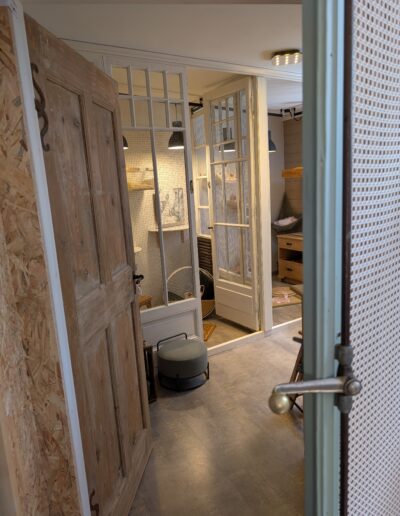 Entrée Espace commun, pension et chatterie pour chats à Saxon ,